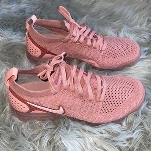 Nike Flyknit VaporMax pink size 7.5 *Worn Once*